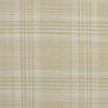 Preview: Baumwolle Tina Karo Muster Leinenoptik Beige von Swafing